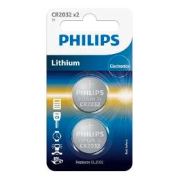 Батарейка Philips CR 2032 Dark Gray 2 шт, таблетка