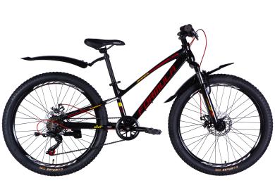 Велосипед Formula 24 ACID DD FR 11 2025 Black Red (OPS-FR-24-421)