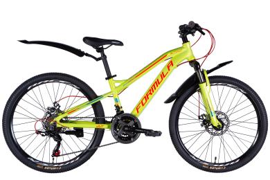 Велосипед Formula 24 BLACKWOOD 1.0 DD FR 12.5 2025 Red Green (OPS-FR-24-424)