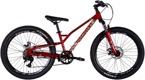 Велосипед Discovery ST 24 FLINT DD FR рама-12 2025 Red (OPS-DIS-24-362)