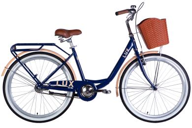 Велосипед Дорожник LUX Velosteel 26 2025 рама 17 Dark Blue (OPS-D-26-289)