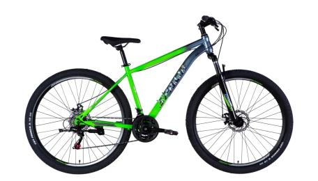Велосипед SPACE Mars DD FR 29 2025 рама 18 Silver Green (OPS-SP-29-037)