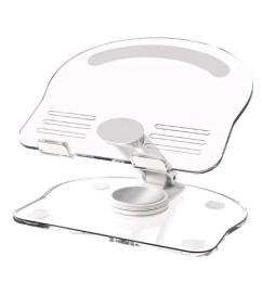 Підставка для планшета Infinity Tablet desktop stand 360 Transparent White