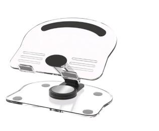 Підставка для планшета Infinity Tablet desktop stand 360 Transparent Black