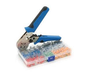 Кримпер Voltronic HCS8 6-4A + VE780 Black Blue + набір кабельних наконечників (VE0508, VE7508, VE1008, VE1508, VE2508, VE4009, VE6102)