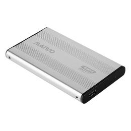 Зовнішня кишеня для диска Maiwo K2501A-U3S Silver