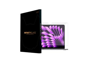 Захисне скло для ноутбука iLera Glass screen protector для MacBook Air M2 Transparent (iLMCGL01)