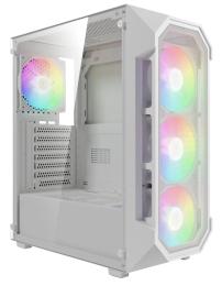 Корпус для ПК Gamdias AURA GC1 ELITE ARGB WH White (4711514500608)