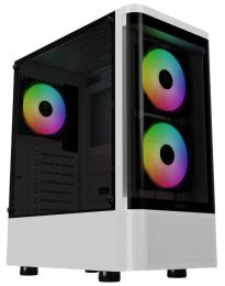 Корпус для ПК Gamdias TALOS E3 CG WH White (4711514501209)
