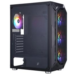 Корпус для ПК 1STPLAYER X6-BK-4F1 Black