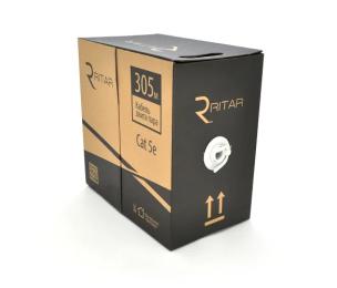 Вита пара Ritar КВП UTP (4 * 2 * 0.48) 4p 24 AWG White 305м