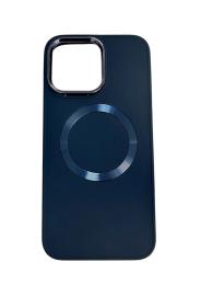 Чохол-накладка Infinity Colorful Camera MagSafe для iPhone 15 Pro Max Dark Blue