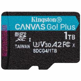 Карта памяті Kingston 1TB microSDXC сlass 10 UHS-I U3 V30 A2 Canvas Go Plus G4 (SDCG4/1TBSP)
