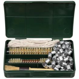 Набір для чистки зброї MFH калібр 7.62 Waffen-Reinigungsset, Kunststoffbox,27383 Олива