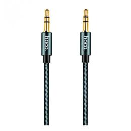 Аудіо-кабель Hoco UPA03 Noble sound 3.5mm (тато) - 3.5 mm (тато), 1m Dark Gray