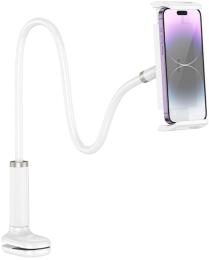 Тримач-підставка для телефона Hoco HD10 Bamboo Lazy Stand White (6942007639231)