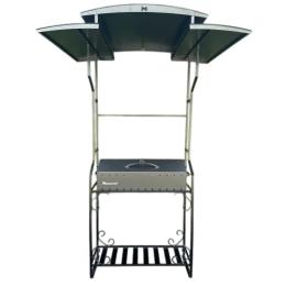 Мангал Україна 00000044764 з дахом на 12 шампурів 3 мм