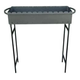 Мангал Україна 00000044465 зі знімними ніжками на 12 шампурів 3мм