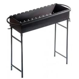 Мангал Україна 00000038683 зі знімними ніжками на 12 шампурів 4мм