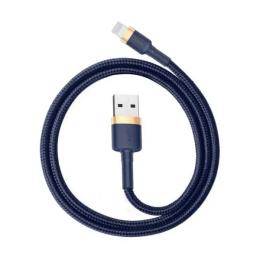 Дата-кабель Baseus Cafule CALKLF-BV3 USB (тато) - Lightning (тато) 1m Blue Gold
