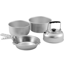 Набір туристичного посуду Easy Camp Adventure Ultra Light Cook Set L Silver (580039)