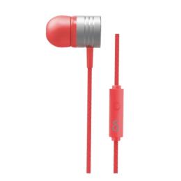 Дротові навушники DA DM0010 Red вакуумні з мікрофоном