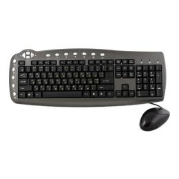 Комплект клавіатура та миша HQ-Tech KM-348 Black (USB)