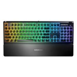 Клавіатура SteelSeries Apex 3 64805 Black (64795, 64805) USB ігрова + підсвітка