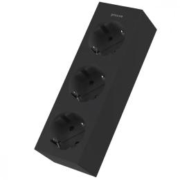 Мережевий фільтр Proove Magnet Strip (3xAC) 1.6m Black