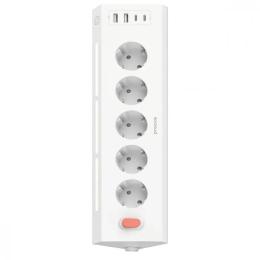 Мережевий фільтр Proove Prism Socket (5xAC + 2xType-C + 2xUSB) 1.6m White