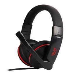 Навушники накладні провідні з мікрофоном Somic Salar A500 Black (9590010359)