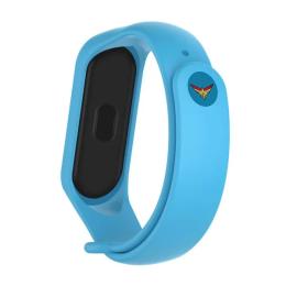 Ремінець для фітнес-браслету ArmorStandart Mi Band 3/Mi Band 4 Superhero Edition Captain Marvel Blue