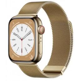 Ремінець для смарт-годинника WIWU Braided Stailness Steel для Apple Watch 38/41 mm Gold (Wi-WB005)