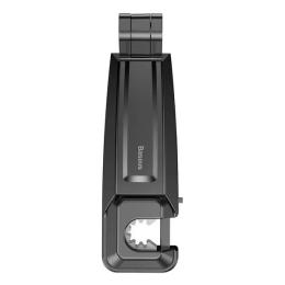 Тримач в авто Baseus Backseat vehicle phone holder hook Black (SUHZ-A01) із зажимом