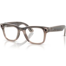 Смартокуляри Ray-Ban Meta Wayfarer Standard Clear Watermelon Red Transitions (RW4006 6705P5 50-22)
