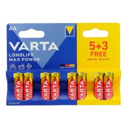 Батарейка Varta Longlife Max Power AAA/LR03 BL 8 (5 + 3) шт