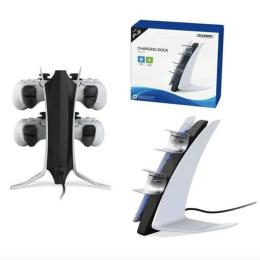 Зарядна станція для геймпада Dobe PS5 TP5-0585 Black White