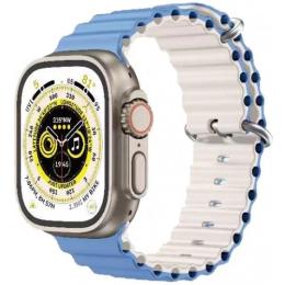 Ремінець для смарт-годинника Gear4 для Apple Watch 42/44/45мм Blue White