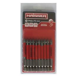 Набір біт Haisser PH2X70 мм 10 шт
