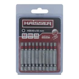 Набір біт Haisser HEX 40 х 50 мм 10 шт