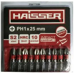 Набір біт Haisser PH1X25 мм 10 шт