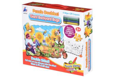 Пазл Same Toy Жуки на задньому дворі розмальовка