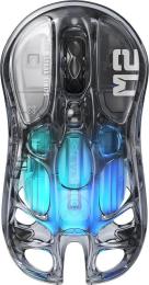 Мишка GravaStar Mercury M2, BT/WL/USB-A, RGB Transparent Black (GRAVASTARM2_XTAL_BLK)