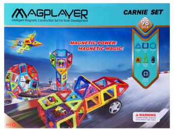 Конструктор Magplayer MPA-98 Black магнітний