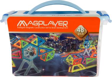 Конструктор Magplayer MPT-48 Black магнітний
