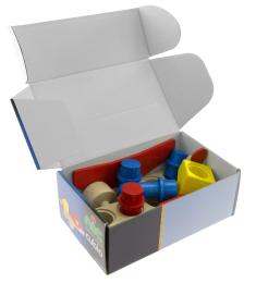 Конструктор nic NIC2132 Dark Red cubio Літак деревяний