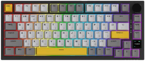 Клавіатура Ajazz AK820 Pro Gift Switch Black (ENG/UKR) (AK820PRO-G-BGY)