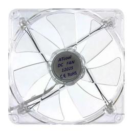 Вентилятор для ПК Atcom ATcool 12025 DC Sleeve Fan LED Transparent