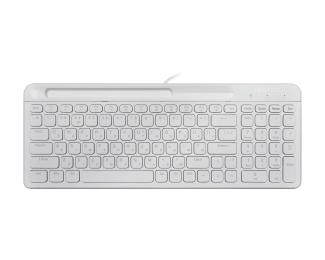 Клавіатура Maxxter KB-01W-UA White (ENG/UKR)