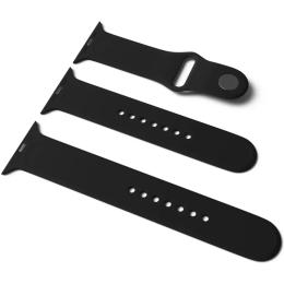 Ремінець для смарт-годинника EpiK Silicone для Apple Watch Sport Band 38/40/41 (S/M &amp; M/L) Black 3pcs